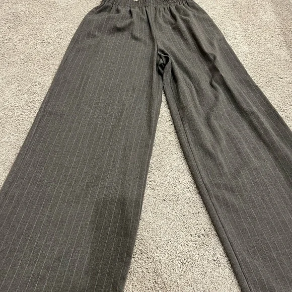 Zara Charcoal Pinstripe Vest and Pants Set - Picture 3 of 3